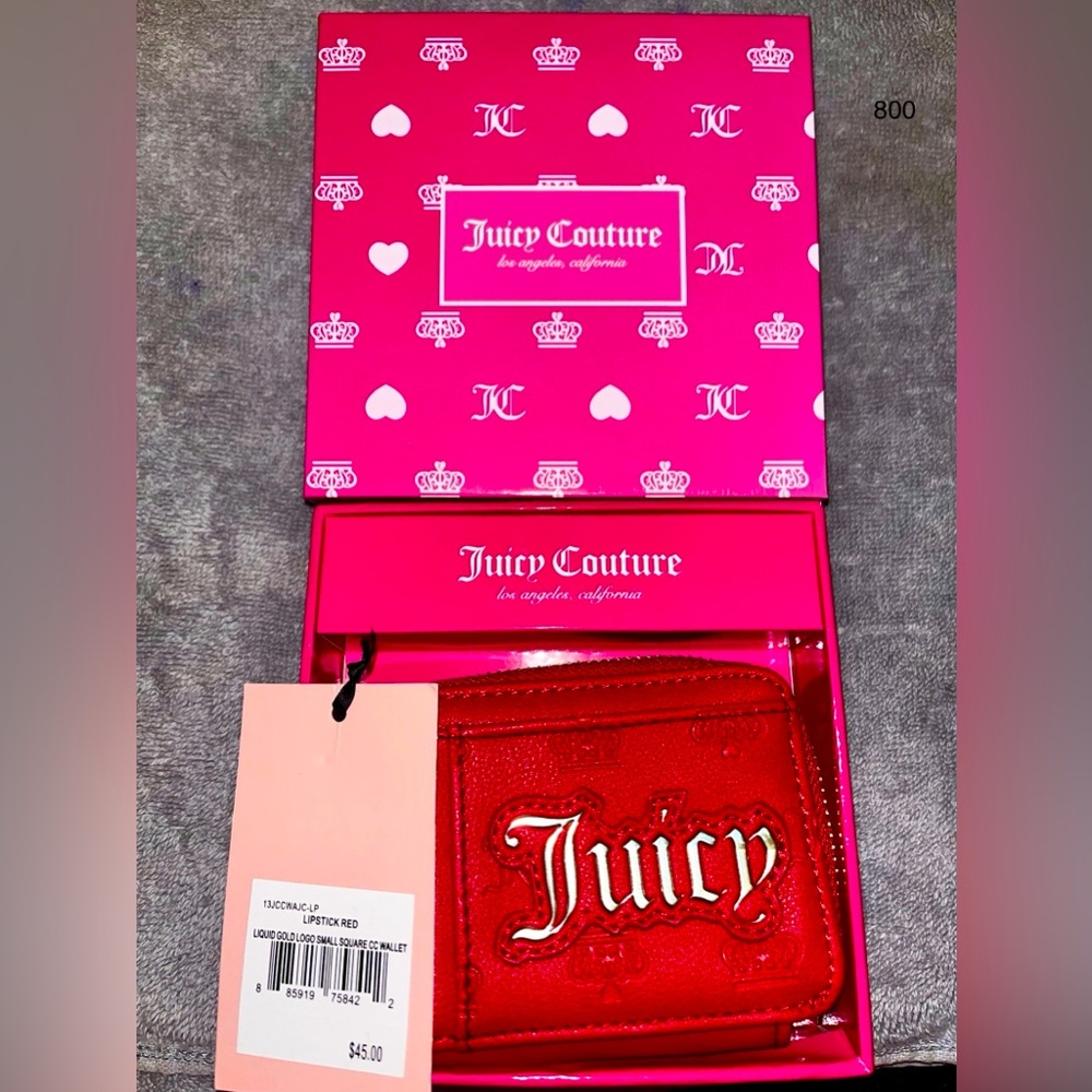 *new* Juicy Couture Small Red Wallet